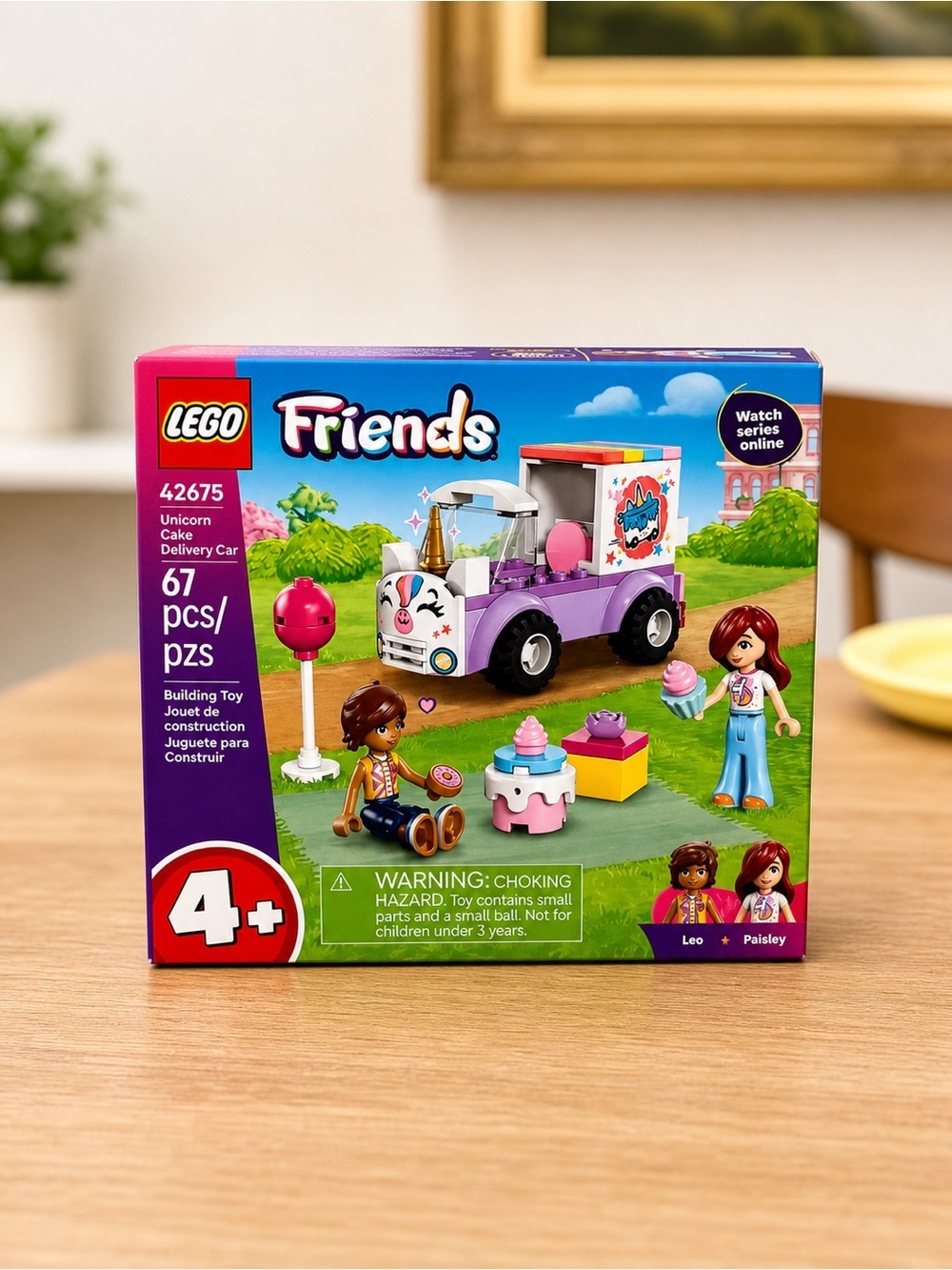 LEGO Friends Unicorn Cake Delivery Car 42675 COMPLETE Open Box w/ Box